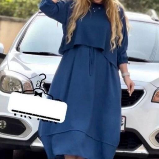 ساحلی دوتیکه سارافون با رویهمانتو دوتیکهشومیز  با سارافون  ساحلی شیکپیراهن دوتیکه جدید پیراهن شیک